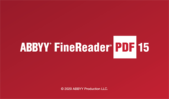 ABBYY FineReader PDF 15 is the new name of FineReader 15